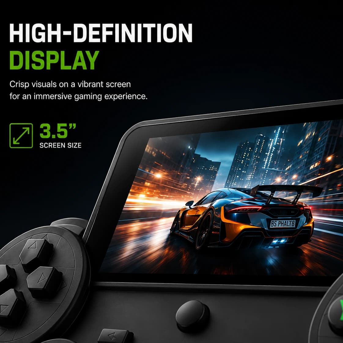 Nextronix S10 Retro Pocket Console | Portable Gaming Console | Wireless Controller | TV Mode | Rechargeable 2
