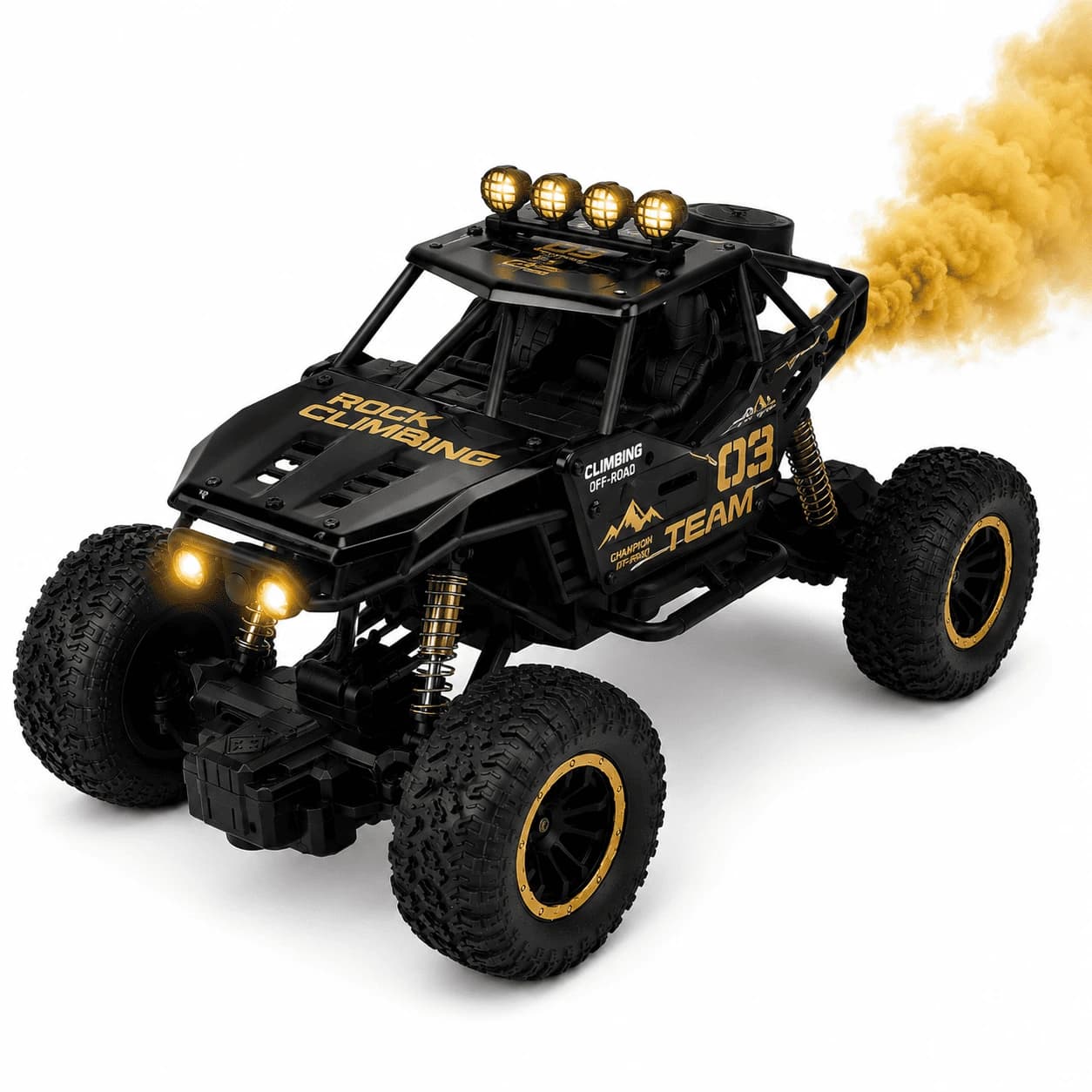 Rock Crawler RC Car with Real Fog Effect | Rechargeable 2WD Off-Road Monster Truck 1