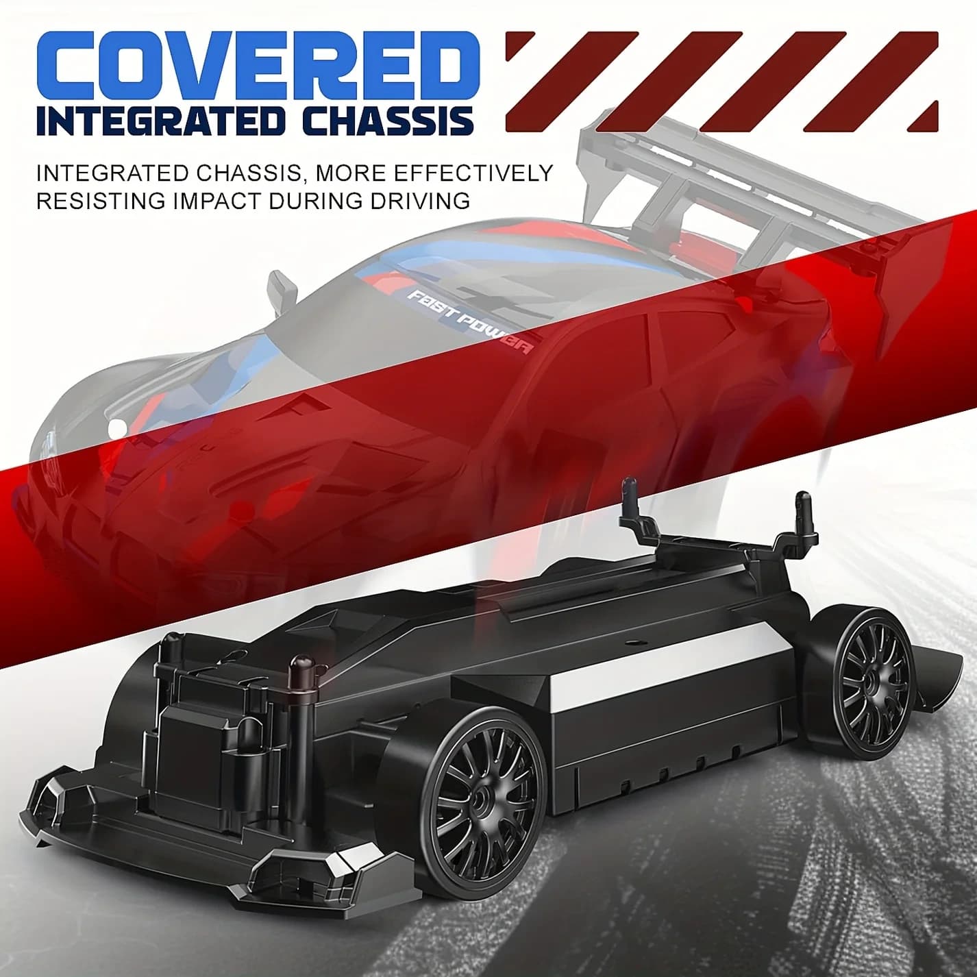 Nextronix BMW 1:24 RC Drift Car | 24 km/h High Speed | 2.4GHz Remote | USB Rechargeable | LED Lights | Extra Drift Tires 4
