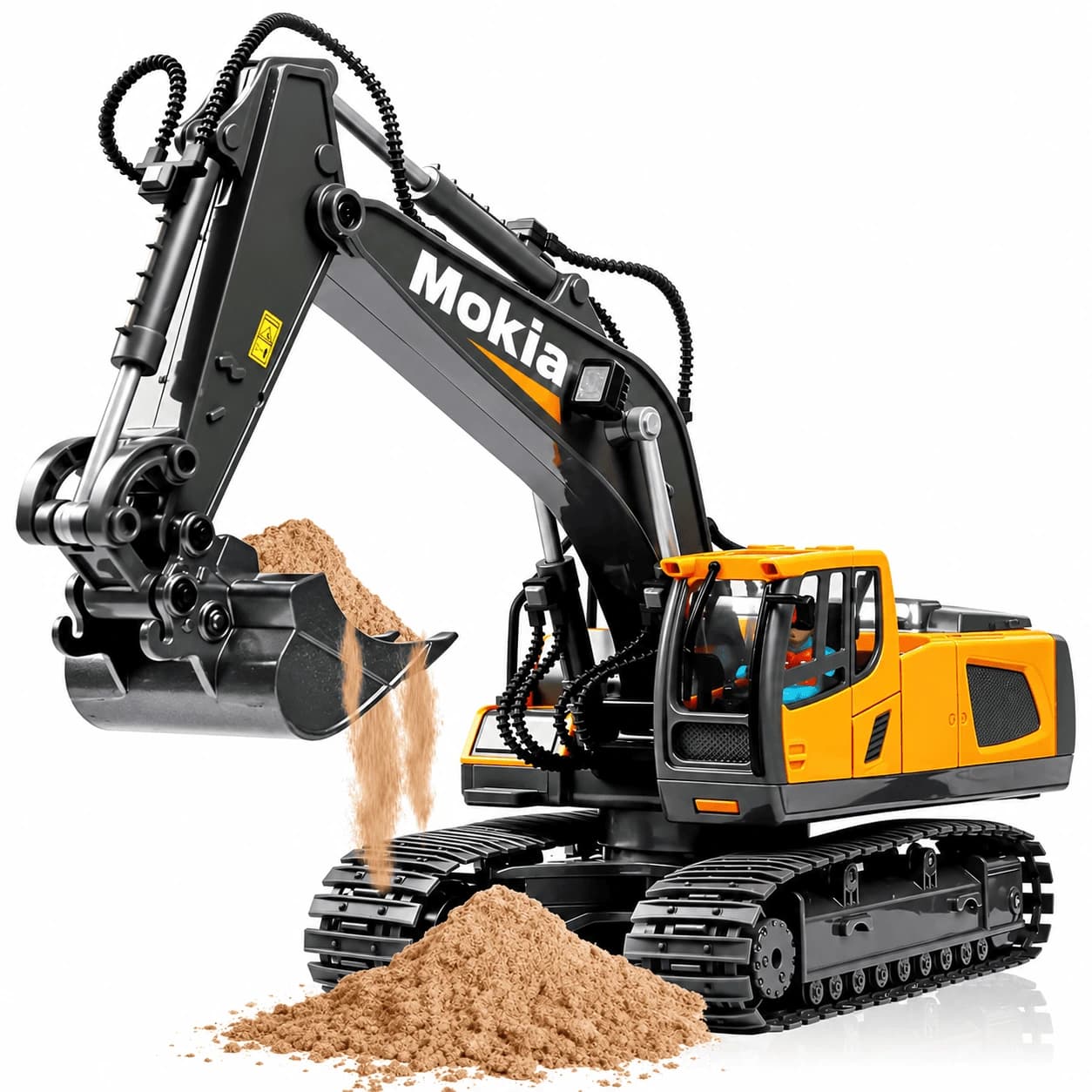 Nextronix 1:18 Scale RC JCB Construction Loader – Realistic Remote-Controlled Construction Toy for Kids 6+ Years 1
