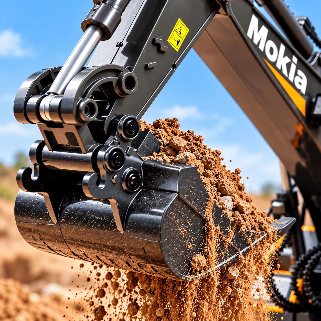 Nextronix 1:18 Scale RC JCB Construction Loader – Realistic Remote-Controlled Construction Toy for Kids 6+ Years 3