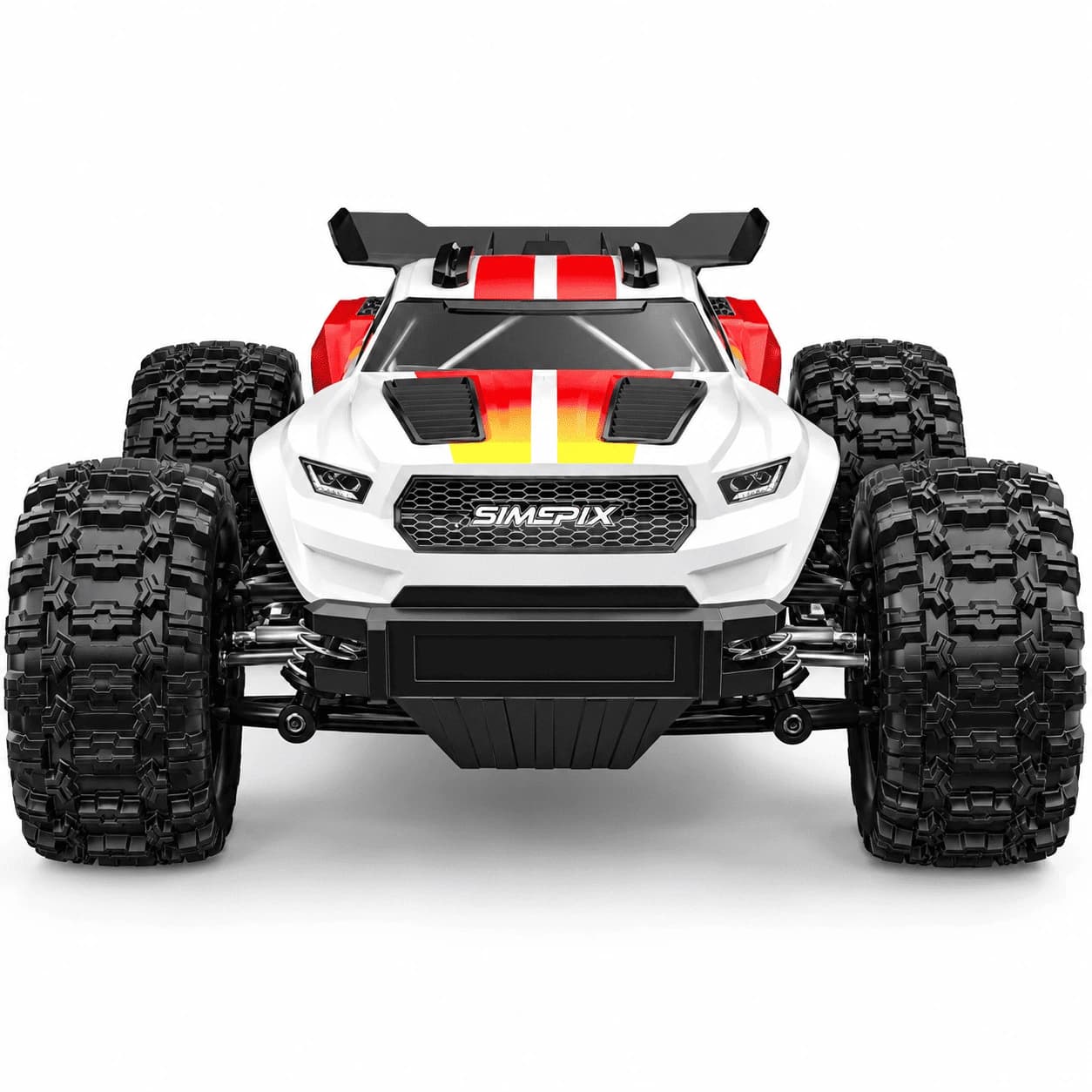 MJX Hyper Go 18208 RC Monster Truck, 35 KM/H High-Speed 4WD Off-Road Remote Control Car, 1:18 Scale All-Terrain Racing Truck 4