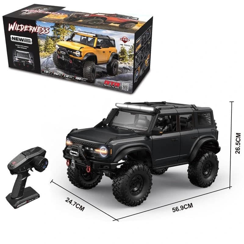 Nextronix 1:16 Scale RC Climbing Car, 4WD Off-Road Remote Control SUV with LED Lights, All-Terrain Racing Vehicle 7